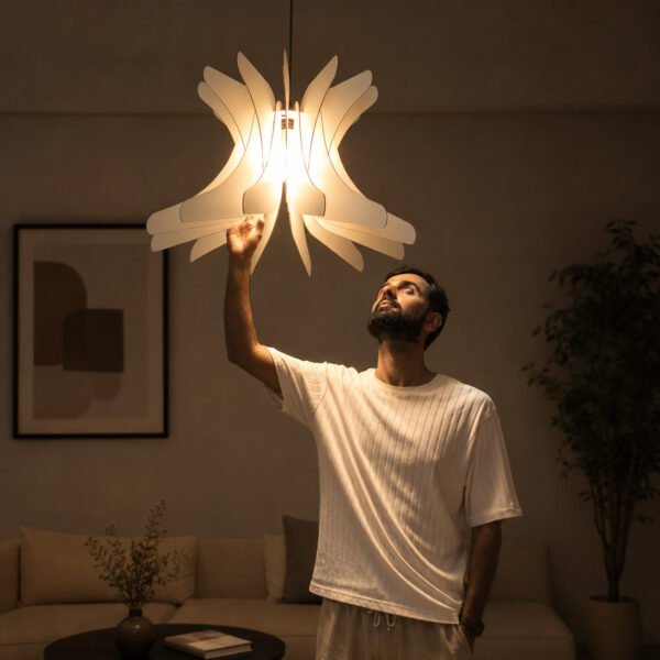 aero sca Aero Pendant Lamp DIY Kit | Modern and Minimal Wooden Hanging Light