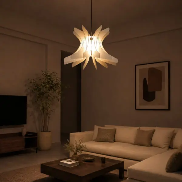 aero001 Aero Pendant Lamp DIY Kit | Modern and Minimal Wooden Hanging Light