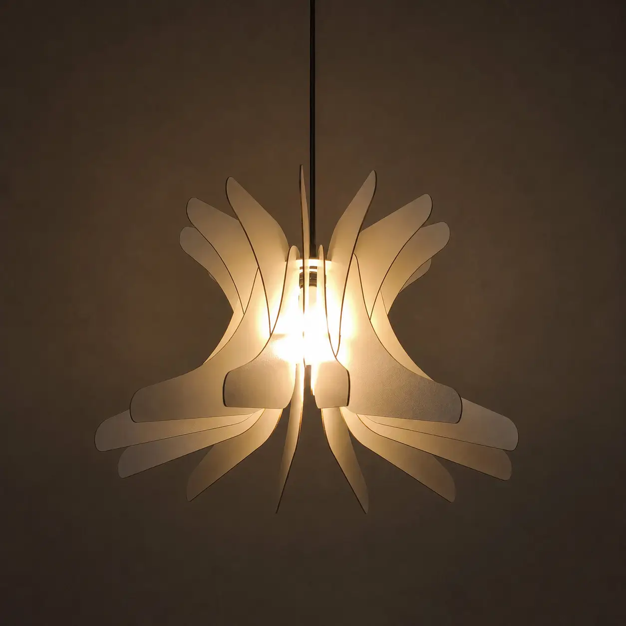 Aero Pendant Lamp DIY Kit | Modern and Minimal Wooden Hanging Light
