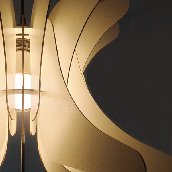aerozoom Aero Pendant Lamp DIY Kit | Modern and Minimal Wooden Hanging Light