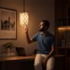 Dune Pendant Lamp DIY Kit | Modern and Minimal Wooden Hanging Light