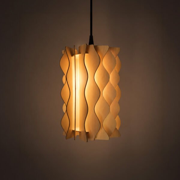 Dune Pendant Lamp DIY Kit | Modern and Minimal Wooden Hanging Light