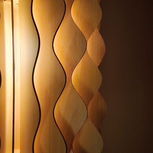 Dune Pendant Lamp DIY Kit | Modern and Minimal Wooden Hanging Light