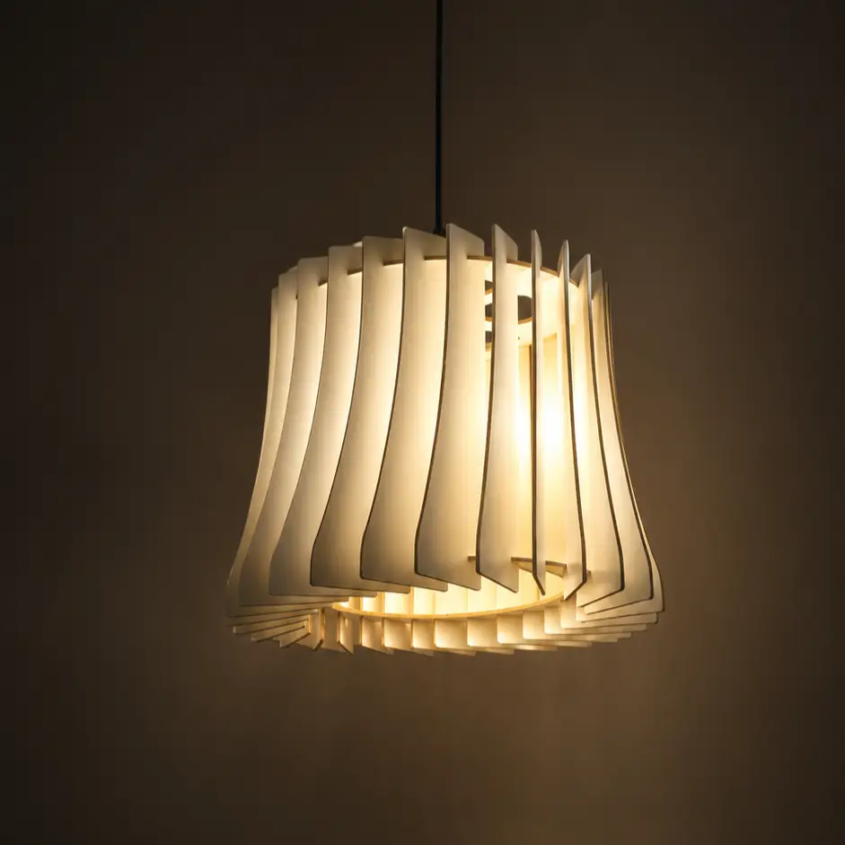 Sway Pendant Lamp DIY Kit | Modern and Minimal Wooden Hanging Light
