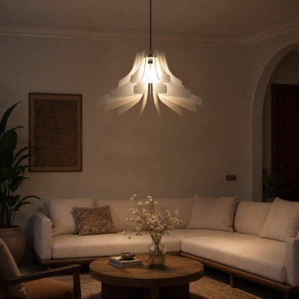 bloom lounge Bloom Pendant Lamp DIY Kit | Modern and Minimal Wooden Hanging Light