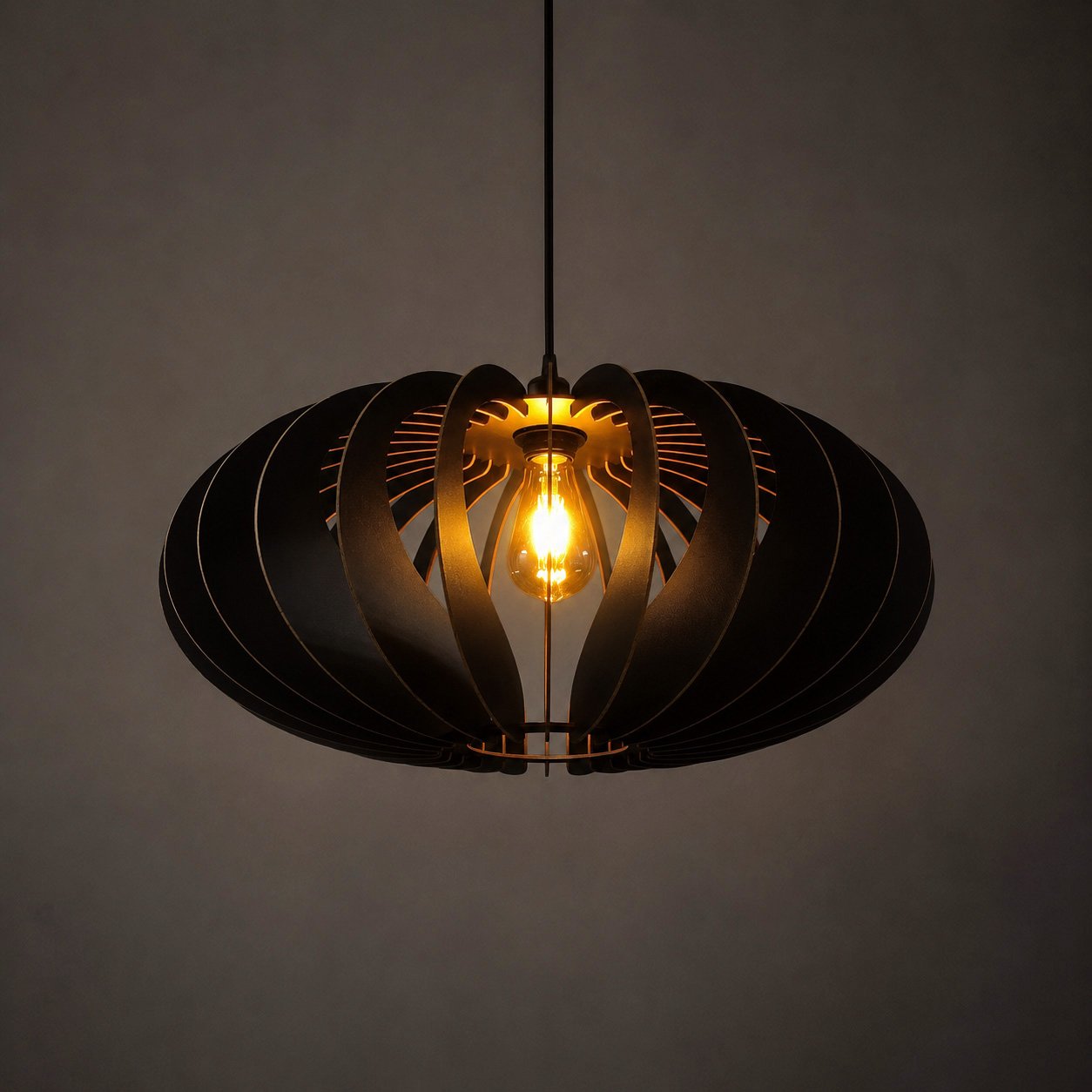 Elip Pendant Lamp DIY Kit | Modern and Minimal Wooden Hanging Light