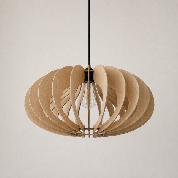 elpw2 Elip Pendant Lamp DIY Kit | Modern and Minimal Wooden Hanging Light